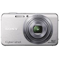 SONY Cyber-shot W630 (16.10MCCD/x5 Optical zoom) Silver DSC-W630/S - International Version (No Warranty)