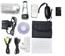 G-Anica Compact Camera HD Camcorder DVR 720p - (3 Screen, 8x Zoom, 720P HD Recording) Video Camera, Black N2