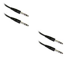 C&amp;E CNE40292 6-Feet 1/4-Inch Stereo Audio Patch Cable, 1/4 Male N5