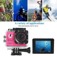 SJ7000 Action Camera 2-inch LCD HD Waterproof Wifi Sports Cam Camcorder (Pink) N5