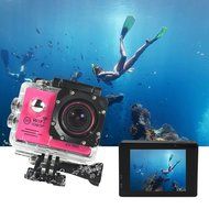 SJ7000 Action Camera 2-inch LCD HD Waterproof Wifi Sports Cam Camcorder (Pink) N6