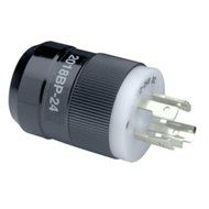 Marinco 2018BP-24 Trolling Motor Plug (Male) 12/24V - Black consumer electronics