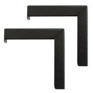 Elite Screens 12&quot; Wall and Ceiling Hanging L-Brackets for Manual/Spectrum/VMAX2 series, Black... N10