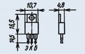 Transistors silicon N-P-N KT805BM analogue PT657, 2SD1896, 2N2892, BD273 USSR 8 pcs N2