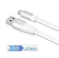 Unique Heavy Flat Charging Cable, Charger(TM)[2pcs 10ft]High Speed Data Transfer Cable For iPhone 6S 6S Plus iPhone... N17