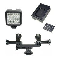 Livestream Gear&reg; - LED &amp; Dual Mount Add-On. Easily Mount this to our Battery Hand Grip Setup. Awesome Parts for... N11