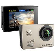 DBPOWER EX5000 14MP Waterproof WIFI 1080P FHD Action Camera with 2-Inch LCD Display, 2 Batteries and Accessories... N6