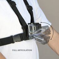 Action Camera Accessories Bundle by USA Gear including Camera Bag w/ Customizable Dividers, 9-in-1 Mount Kit &amp;... N3