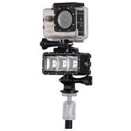 Video Diving Ligh - SODIAL(R)30M Waterproof LED Driving lamp video light for GoPro Hero 4 3+ 3 Sports Camera Black N2