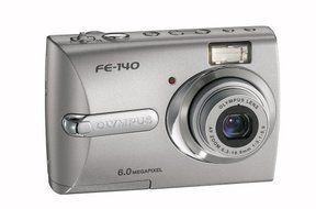 Olympus FE-140 6MP Digital Camera with 3x Optical Zoom N4