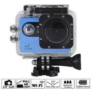 Choice Goods 2.0inch 12MP Wifi 170 Degree Wide Angle FULL HD 1080P Waterproof Sport Action Camera - Blue N2