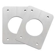 TACO METALS BP-150BSY-320-1 / TACO Backing Plates f/Grand Slam Outriggers - Anodized Aluminum