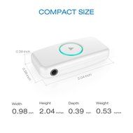 Doosl&reg; Bluetooth Receiver, 2nd Gen Portable Wireless Music Receiver Adapter for Audio Stereo Speaker &amp; Car Kits... N6
