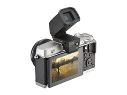 Olympus E-P5 17mm f1.8 and VF-4 16.1 MP Compact System Camera with 3-Inch LCD (Silver with Black Trim) - International... N13