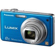 Panasonic Lumix DMC-FH20 14.1 MP Digital Camera with 8x Optical Image Stabilized Zoom and 2.7-Inch LCD (Blue)... N2