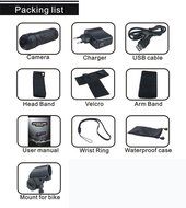 ZTHY ACT20L 720P HD Waterproof Outdoor Video Action sport Camera DVR 120 degree Wide Angle Motorcycle Bike Cam N3