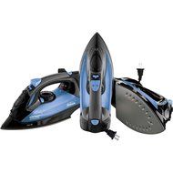 NEW Sunbeam Steam Master Black &amp; Blue Iron with Retractable Cord N3