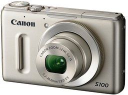 Canon digital camera PowerShot S100 Silver PSS100 (SL) 1210 million pixels wide-angle 24mm 5x optical zoom 3.0... N8