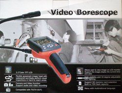 Ruby Electronics BS-150 LCD Photo Video Capture Borescope SD USB Interface 17mm x 1M Gooseneck with TV-out N6