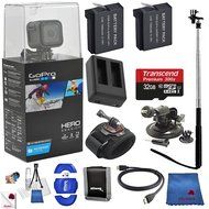 Gopro Hero 4 Session Classic 12 Piece Bundle Includes: Go Pro Hero4 Session + 2 Batteries + 32 GB Memory Card...