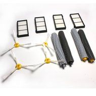 LOOYUAN 4 individual extractors &amp; 4 HEPA filters &amp; 4 side brushes Tangle-Free Debris Extractor Set &amp; Side Brushes... N3