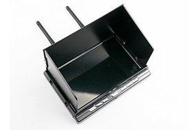 RX LCD5806 5.8GHz 7inch 40 Channels Raceband LCD Diversity Receiver DVR Monitor for RC FPV (black) N4