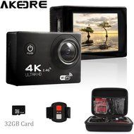 AKEDRE&reg; Sports Action Camera 2.0 &quot; Black Mini Full HD 1080p 12mp Wifi 140&deg; Wide Angle Waterproof Shockproof Helmet... N10