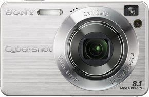 Sony Cybershot DSCW130/P 8.1MP Digital Camera with 4x Optical Zoom with Super Steady Shot (Pink) N8