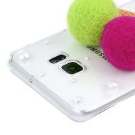 YOKIRIN Galaxy S6 Edge Case, 3D Handmade Luxury Crystal Rhinestone with TWO Cute Hairy Ice... N19