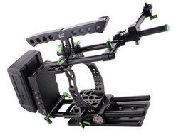 Camera Cage Rig with 150Wh Li-ion Battery Battery Pinch for BMCC BlackMagic Camera Kit N5