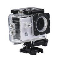 WIFI Waterproof Mini Action Sports Camera, SANNYSIS 4K 1080P Sports Recorder HD DV White