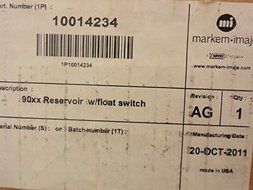 Markem-Imaj 10014234 Reservoir, 90xx, W/Float Switch N2