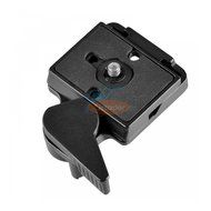 Quick Release SLR DSLR Camera Lens Tripod Clamp Plate Mount Screw Adapter Set N4
