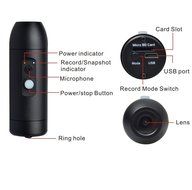 Campark&reg; Bullet Shotgun Video Action Camera, Global Minimum, Full HD 1080P, Weatherproof, All Metal Alloyed body... N6