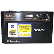Sony Cyber-shot DSC-T20B - Digital camera - point and shoot - 8.1 Mpix - optical zoom: 3 x - supported memory:...
