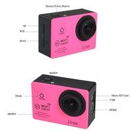 SJ7000 Action Camera 2-inch LCD HD Waterproof Wifi Sports Cam Camcorder (Pink) N8