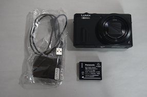 Panasonic DigitalCamera Lumix TZ60 DMC-TZ60 Black - International Version (No Warranty) N5