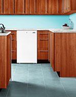 Summit CM411LBI 20" Medically Approved Compact Refrigerator with 4.1 cu. ft. Capacity Ice Cube Manual Defrost... N3