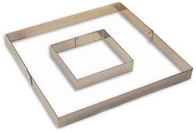Matfer Bourgeat 371108 Square Cake Frame, Silver
