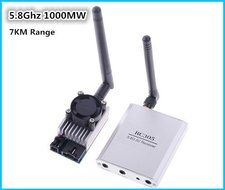 Boscam RC FPV 5.8G 5.8Ghz 1W 1000MW wireless AV Transmitter TX51W and RC305 Reciever Combo for rc quadcopter dji...