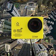 WiFi Action/Sports Camera Kit - 14MP Sensor, 170&deg;Wide Angle Lens, 2 inch LCD Display, 1080p@30fps, 720p@60fps... N8