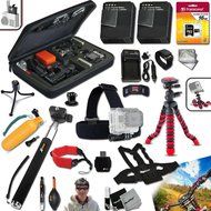 Xtech&reg; Deluxe Accessory Kit for GoPro HERO3 Hero3 Hero3+, GoPro HD Motorsports HERO, GoPro Surf Hero, GoPro Hero... N2