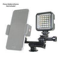 Livestream Gear&reg; - LED &amp; Dual Mount Add-On. Easily Mount this to our Battery Hand Grip Setup. Awesome Parts for... N14