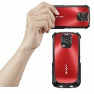 Sony MHS-TS22 Red Bloggie Sport Rugged HD Camcord N4