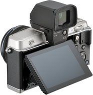 Olympus E-P5 17mm f1.8 and VF-4 16.1 MP Compact System Camera with 3-Inch LCD (Silver with Black Trim) - International... N17