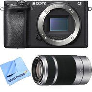 Sony ILCE-6300 a6300 4K Mirrorless Camera Body w/ 55-210mm Zoom Lens Bundle includes a6300 Camera, 55-210mm Zoom...