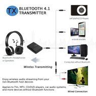 Soonbuy Bluetooth 4.1+EDR Transmitter/Receiver Wireless Portable Audio Adapter(APTX Low Latency,Pair 2 at Once... N6