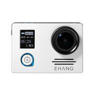 EHANG 4K Sports Camera, Compact 4K/HD Recording, Silver/Black N5