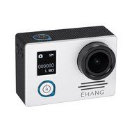 EHANG 4K Sports Camera, Compact 4K/HD Recording, Silver/Black N7