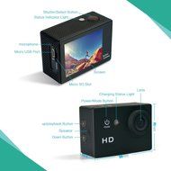 Yuntab Action Camera Sport DV 720P Mini 30-Meter Waterproof 2 inch TFT LCD HD 5MP Helmet Camera Cam Extreme Action... N20